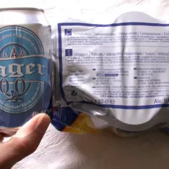 Piwo bezalkoholowe ma alkohol? Nie, to piwo Lager 0,0% vol. jest bezalkoholowe.