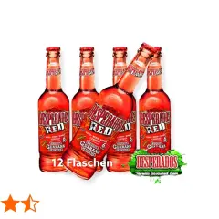 Butelki Desperados Red, piwo o smaku tequili z guaraną. Zawartość alkoholu 6%. Zestaw 12 butelek.