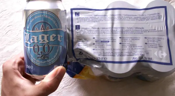 Piwo bezalkoholowe ma alkohol? Nie, to piwo Lager 0,0% vol. jest bezalkoholowe.
